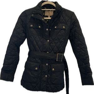 Banana Republic navy blue quilted jacket